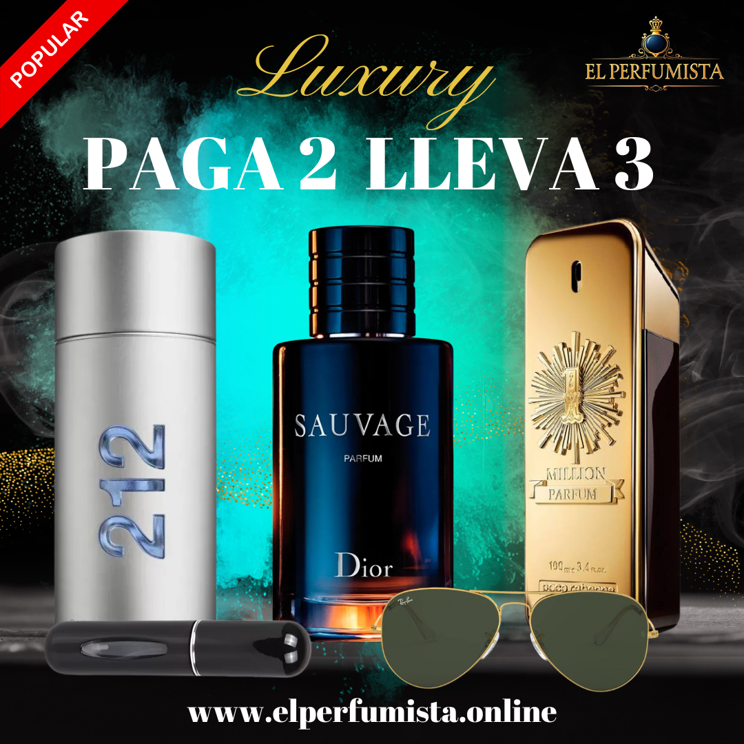 Combo - 212 VIP - Sauvage- One Million - 100 ml