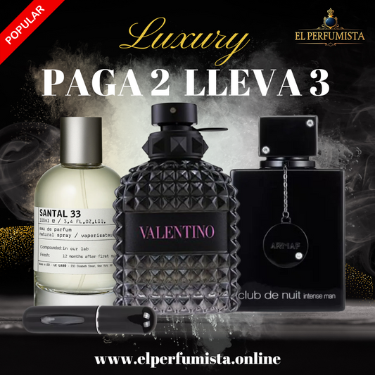 Combo - Santal 33 - Valentino - Club de Nuit - 100ml
