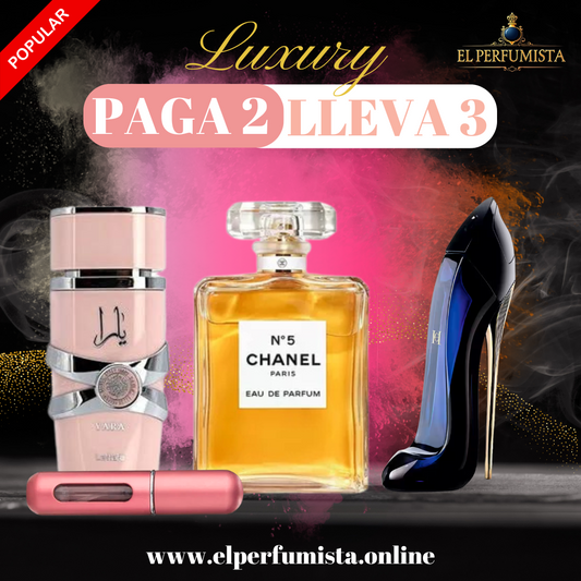 Combo Dama - Chanel N°5 - Yara - Good Girl - 100ml